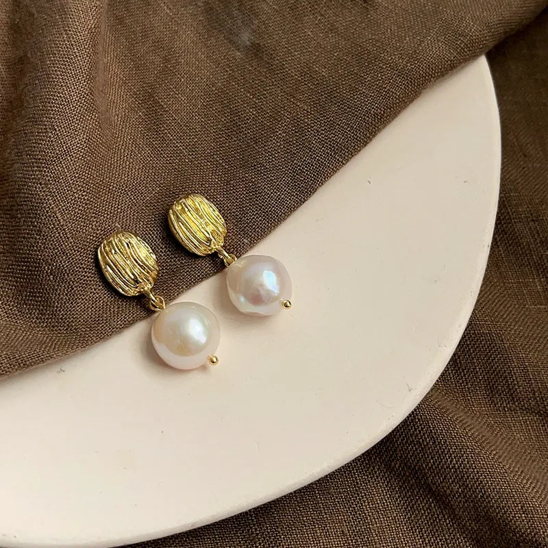 Vintage Pearl Drop Earrings
