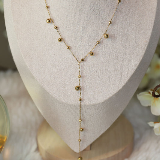 The Beaded Drop Necklace