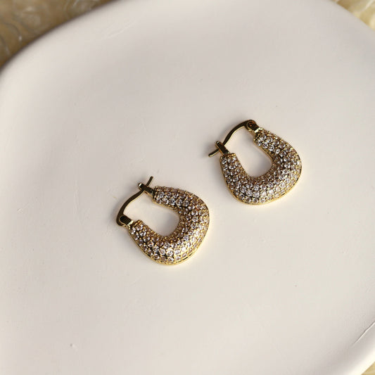 Crystal Hoops