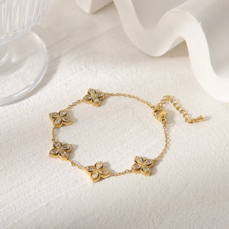 Golden Fluer Bracelet