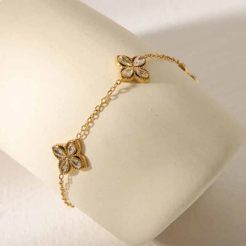 Golden Fluer Bracelet
