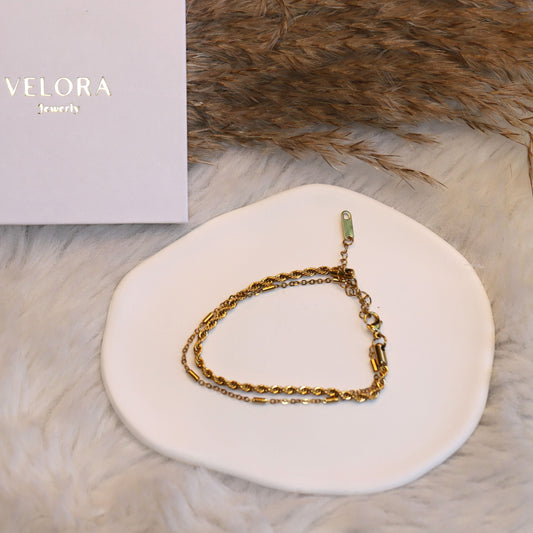 Twisted Layered Bracelet