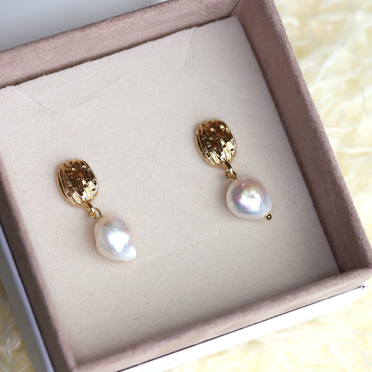 Vintage Pearl Drop Earrings